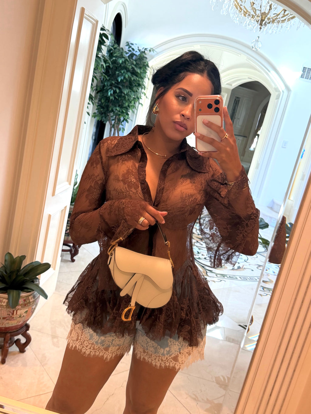 Dripped In Lace Blouse