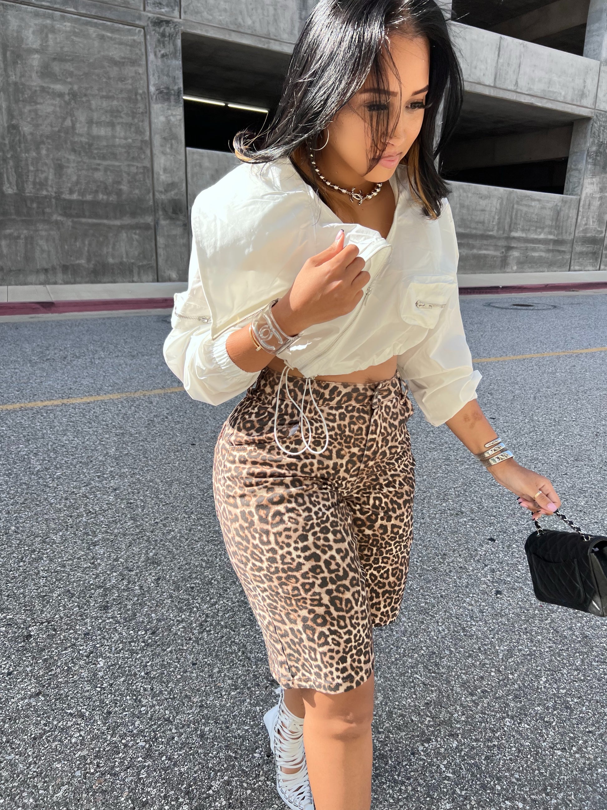 Any-Which-Way Cropped Windbreaker