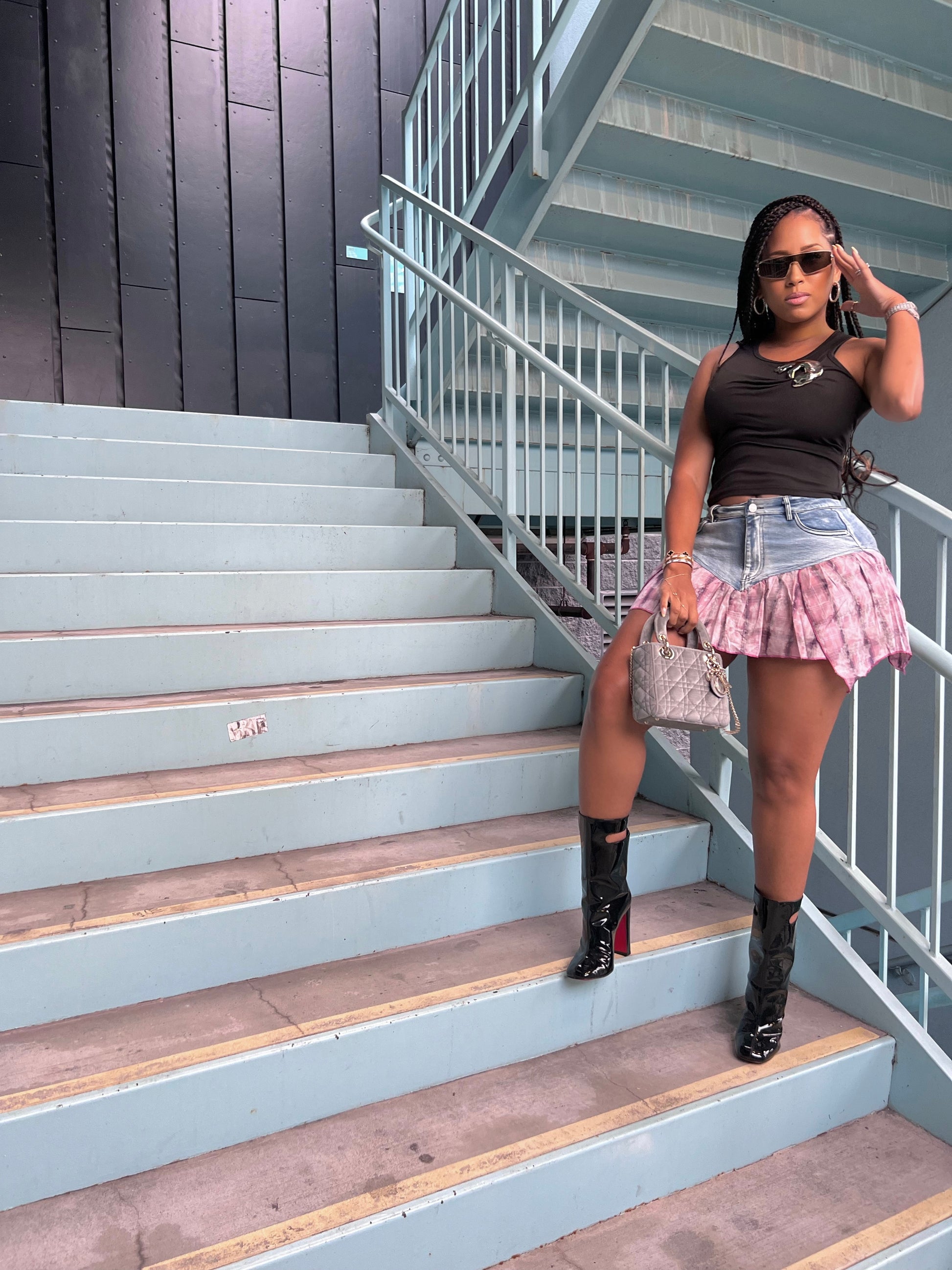 Little This Little That Denim Skirt