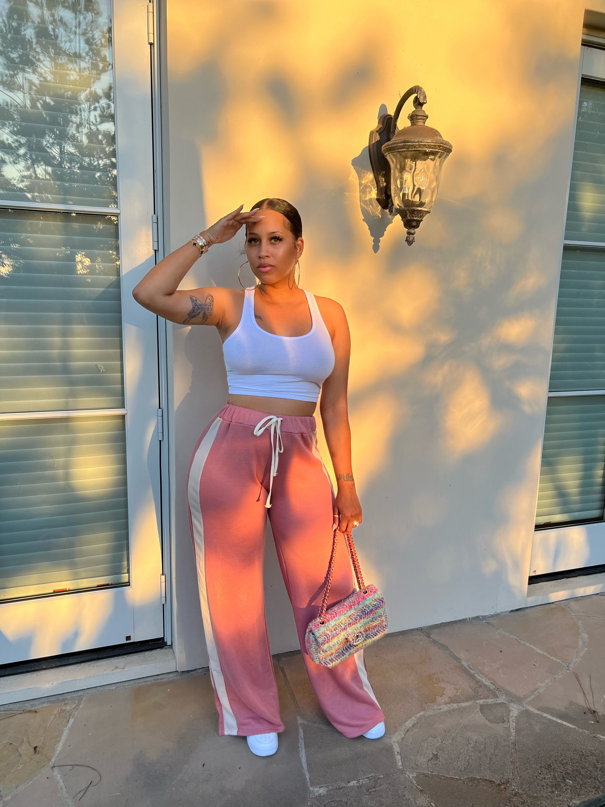 Run The City Wide Leg Sweats